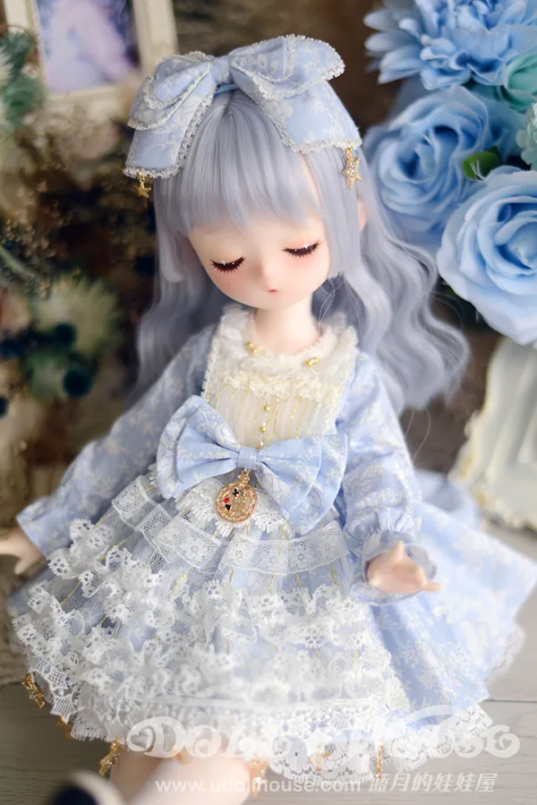 「BlueMoon」Falling Snow (MDD/MSD/ Chubby l 1/4) BJD Outfit O - Image 9