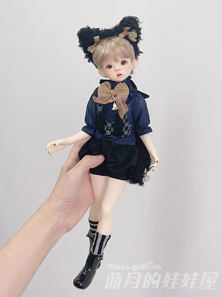 「BlueMoon」 Little Black Cat 2.0 (YOSD l 1/6) BJD Outfit Only - Image 7