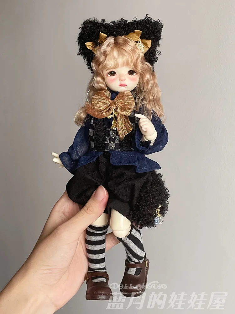 「BlueMoon」 Little Black Cat 2.0 (YOSD l 1/6) BJD Outfit Only - Image 9