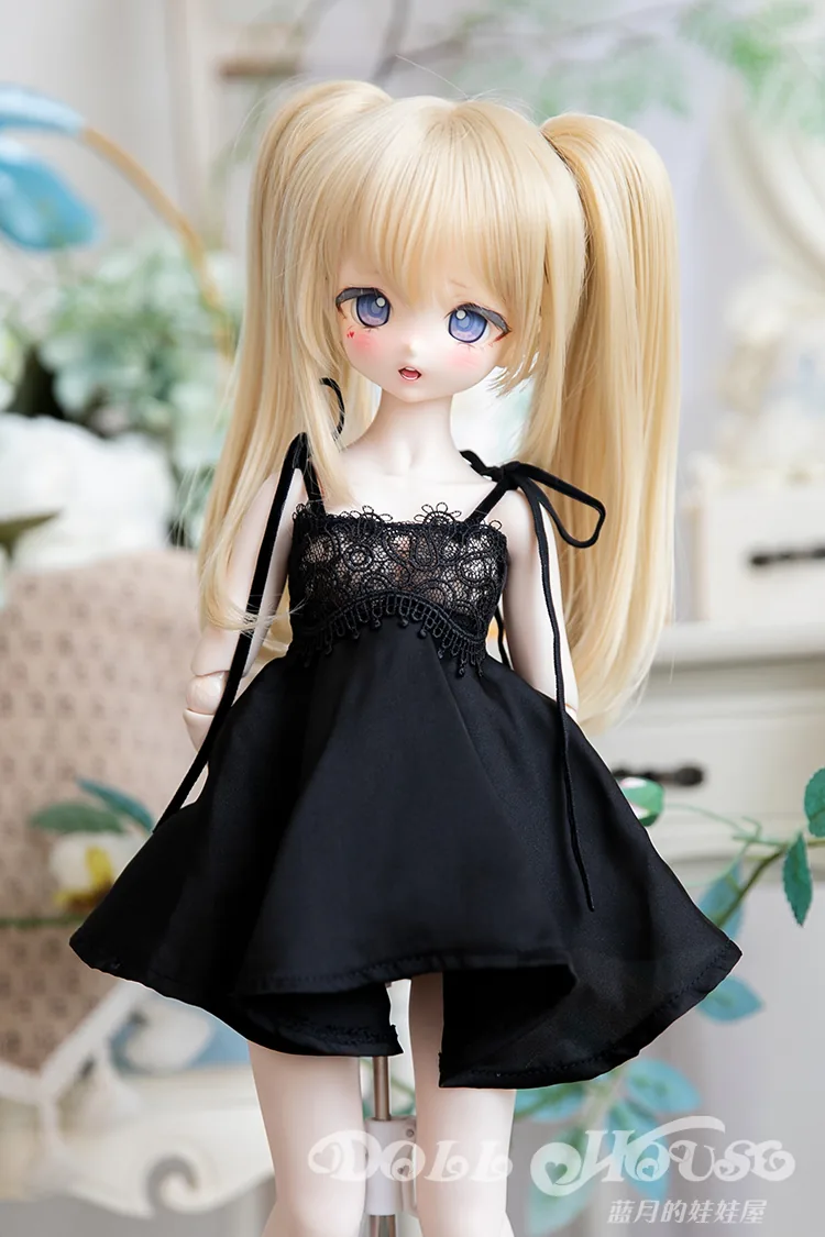 「BlueMoon」Sexy Lace Slip Dress (MDD/MSD/ Chubby l 1/4) BJD Outfit Only - Image 2