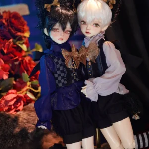 「BlueMoon」The Black Cat (MDD/MSD/ Chubby l 1/4) BJD Outfit Only