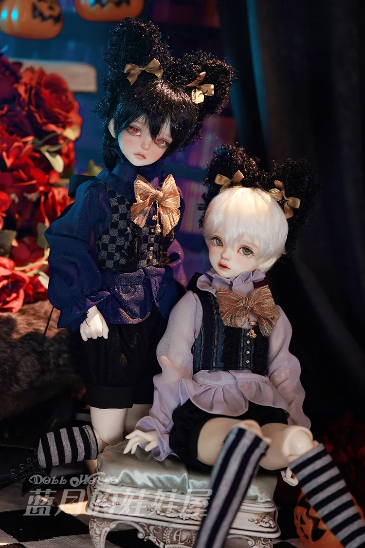 「BlueMoon」The Black Cat (MDD/MSD/ Chubby l 1/4) BJD Outfit Only - Image 13