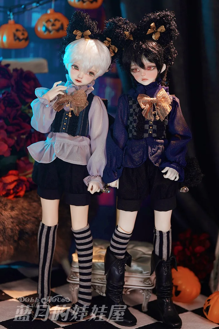 「BlueMoon」The Black Cat (MDD/MSD/ Chubby l 1/4) BJD Outfit Only - Image 14