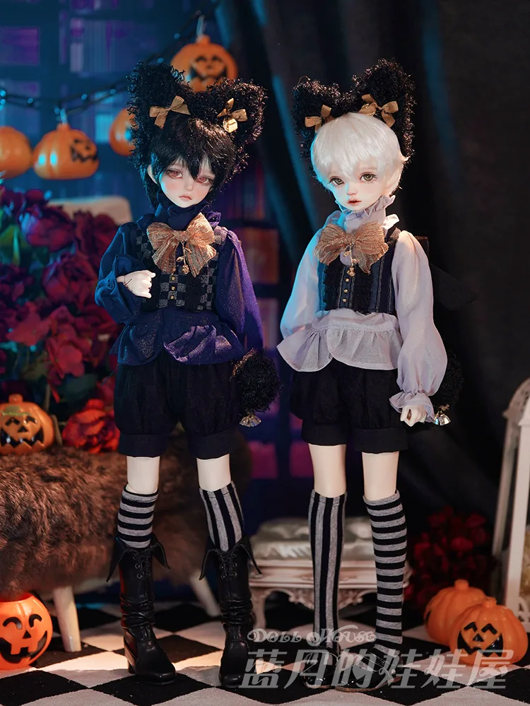「BlueMoon」The Black Cat (MDD/MSD/ Chubby l 1/4) BJD Outfit Only - Image 2