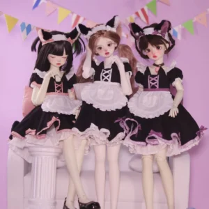 「Cha Cha」Cat Maid (MDD/MSD/1/4) BJD Outfit Only