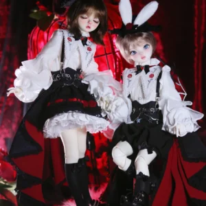 「Cloud」Ms & Mr Rabbit (MDD/MSD/Chubby l 1/4) BJD Outfit Only
