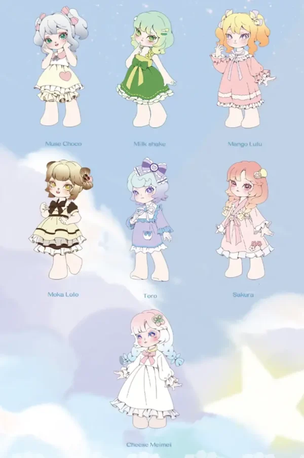 「COME4FREE」Bonnie Starry Night Chapter Dress-up BJD Blind Box - Image 3