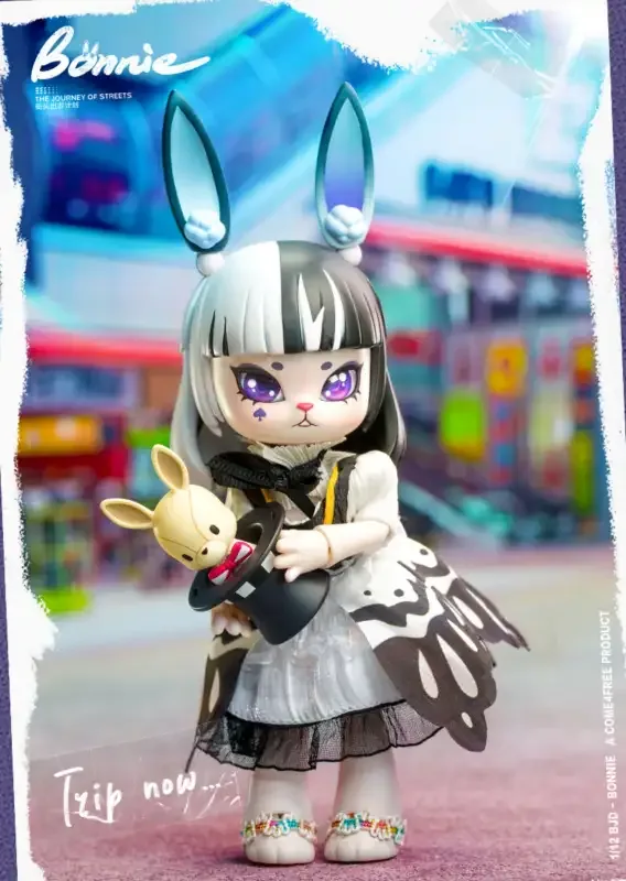 COME4FREE Bonnie BJD ドール 街頭のジャーニー　シークレット COME4FREE」Bonnie The Journey Of Streets Action Figure BJD Blind