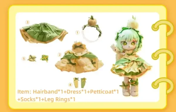 「COME4FREE」Dessert Series 1/12 BJD Limited Clothing Set - Image 8
