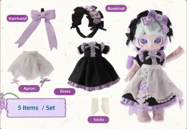 「COME4FREE」Fantasy Forest 1/12 BJD Clothing Set - Image 4