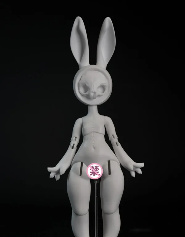 「Coral Reef」Cinnabar Closed Eyes Rabbit BJD Doll (1/6) - Image 8