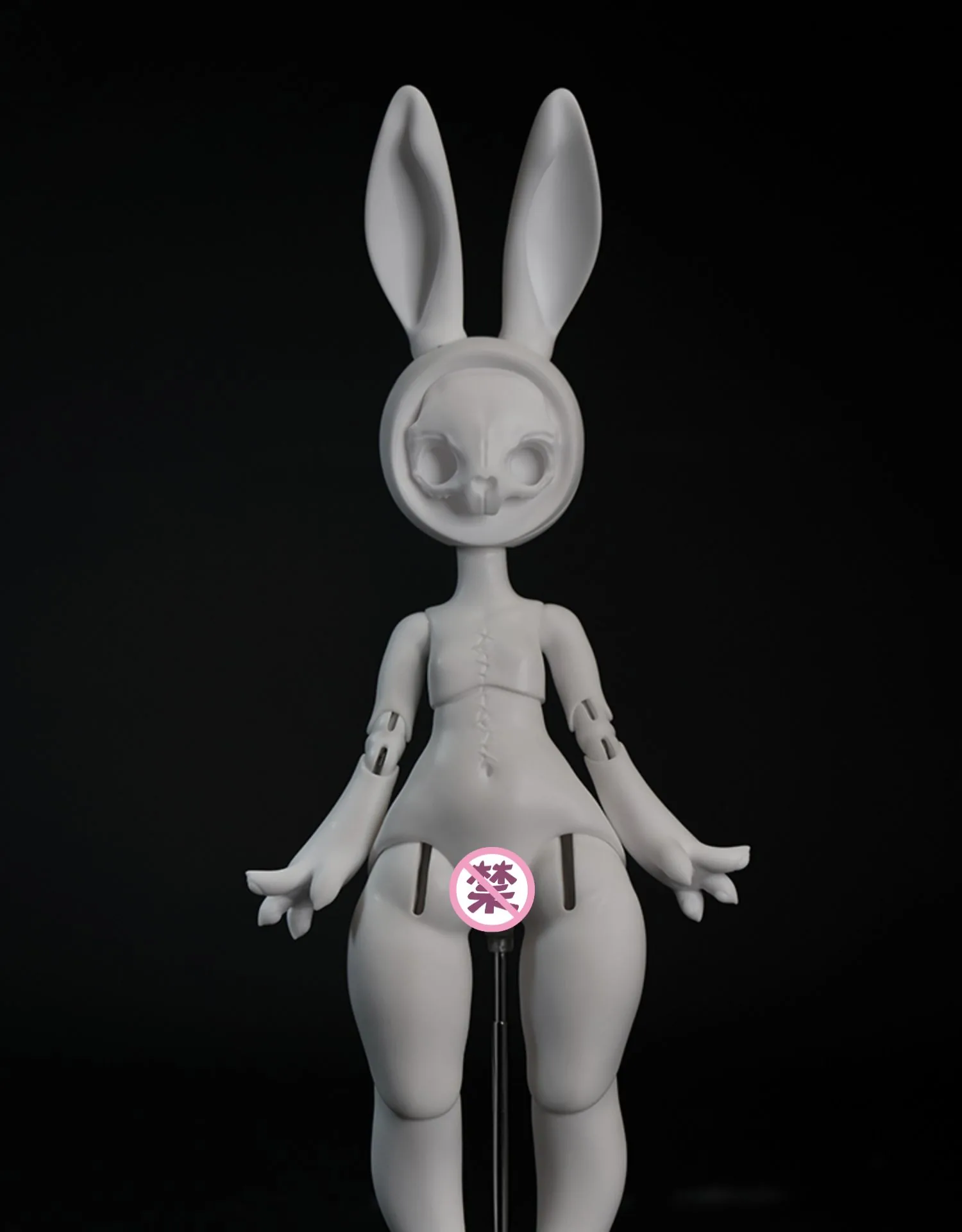 「Coral Reef」Cinnabar Closed Eyes Rabbit BJD Doll (1/6) - Image 8