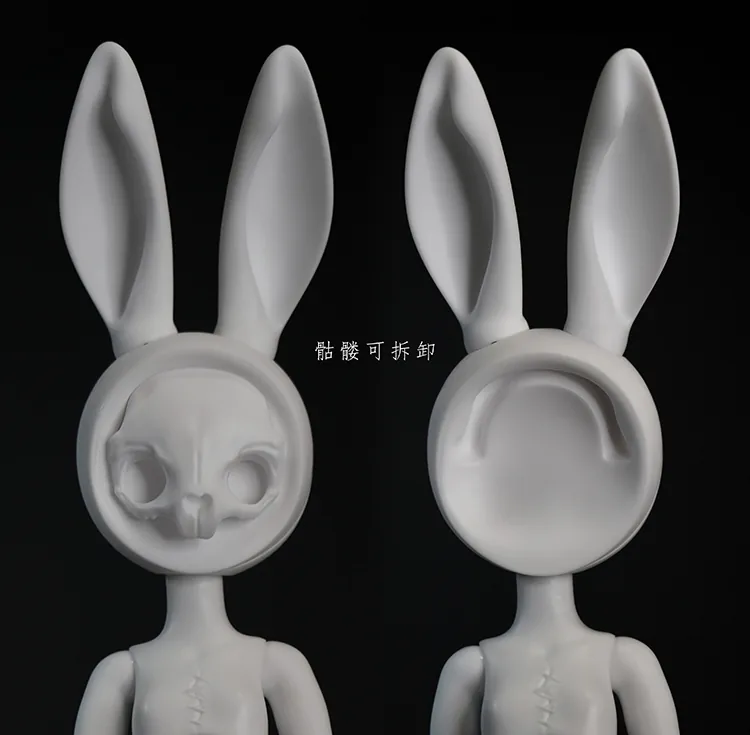 「Coral Reef」Cinnabar Closed Eyes Rabbit BJD Doll (1/6) - Image 9