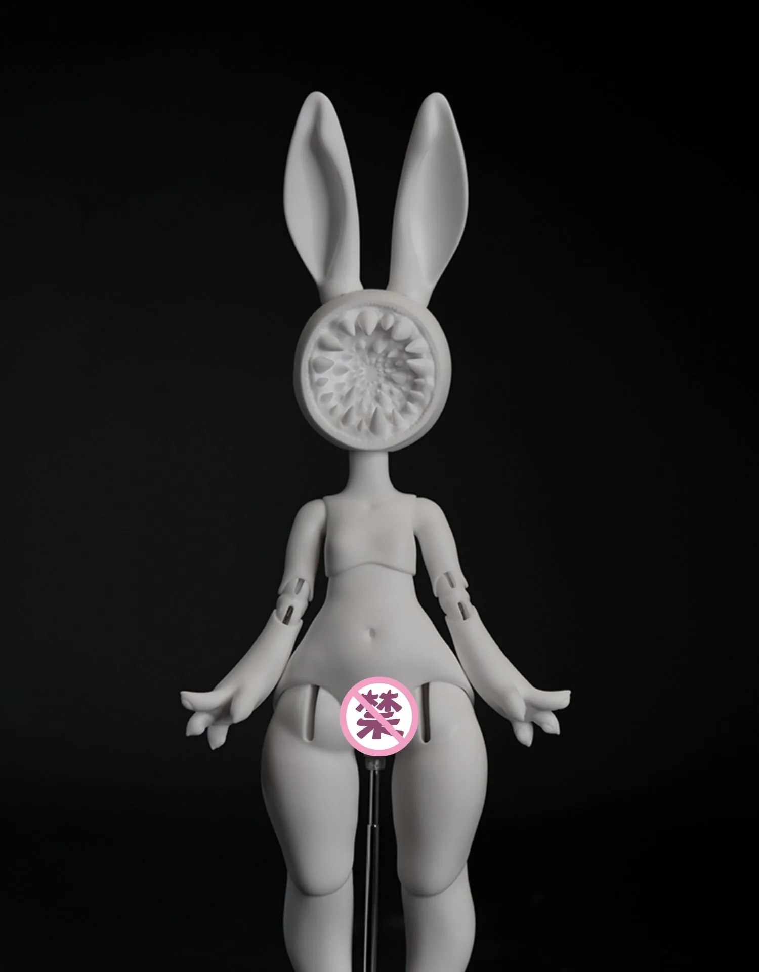 「Coral Reef」White Moon Cinnabar Open Eyes Rabbit BJD Doll (1/6) - Image 7