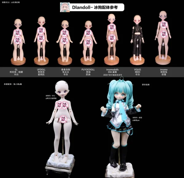 「DlanDoll」Bingo BJD Doll Head/ Full Doll Only (1/4) - Image 2