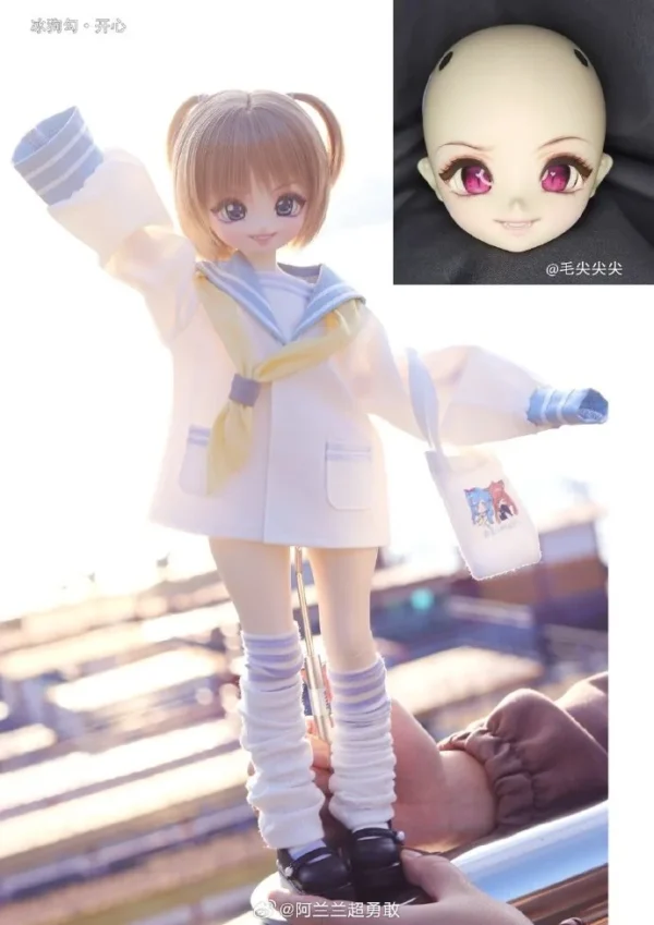 「DlanDoll」Bingo BJD Doll Head/ Full Doll Only (1/4) - Image 5