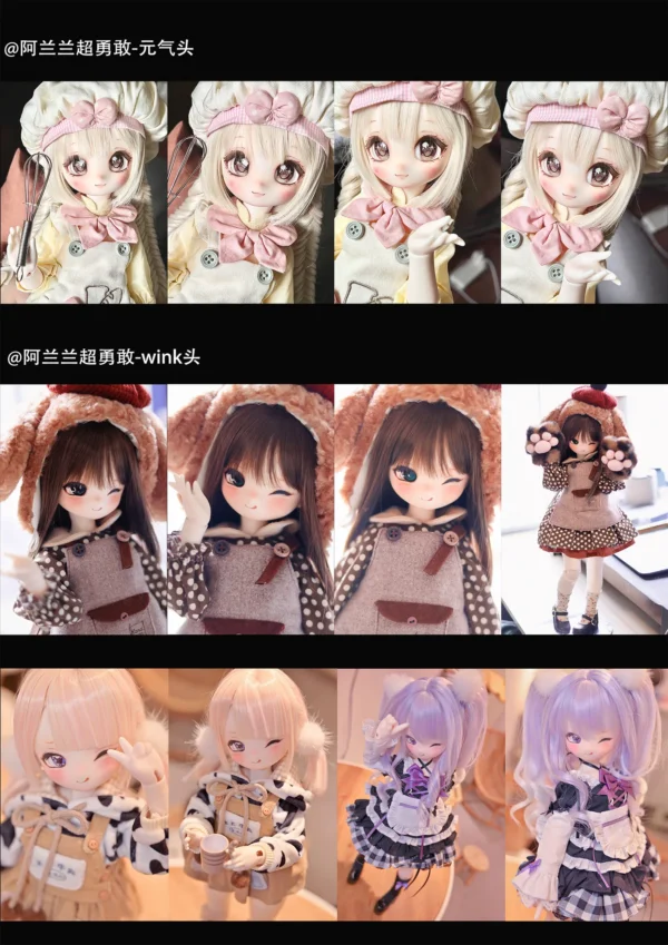 「DlanDoll」TuGo (Wink ver) BJD Doll Head/ Full Doll Only (1/4) - Image 13