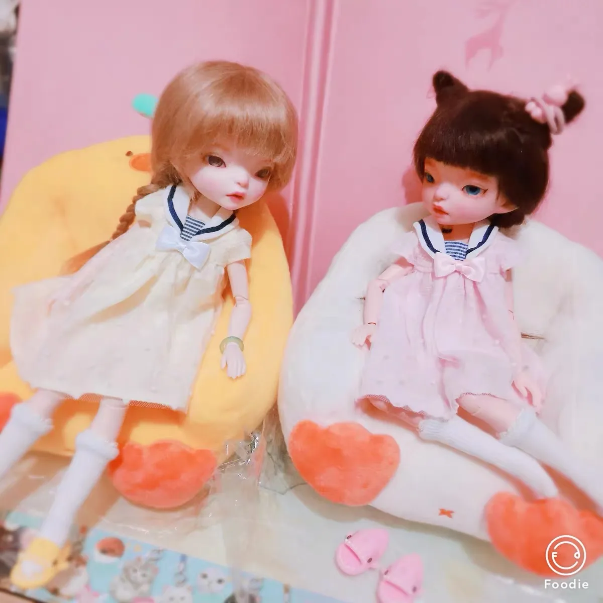 「Dollection」BJD Single Bean Bag Sofa #Duck - Image 10