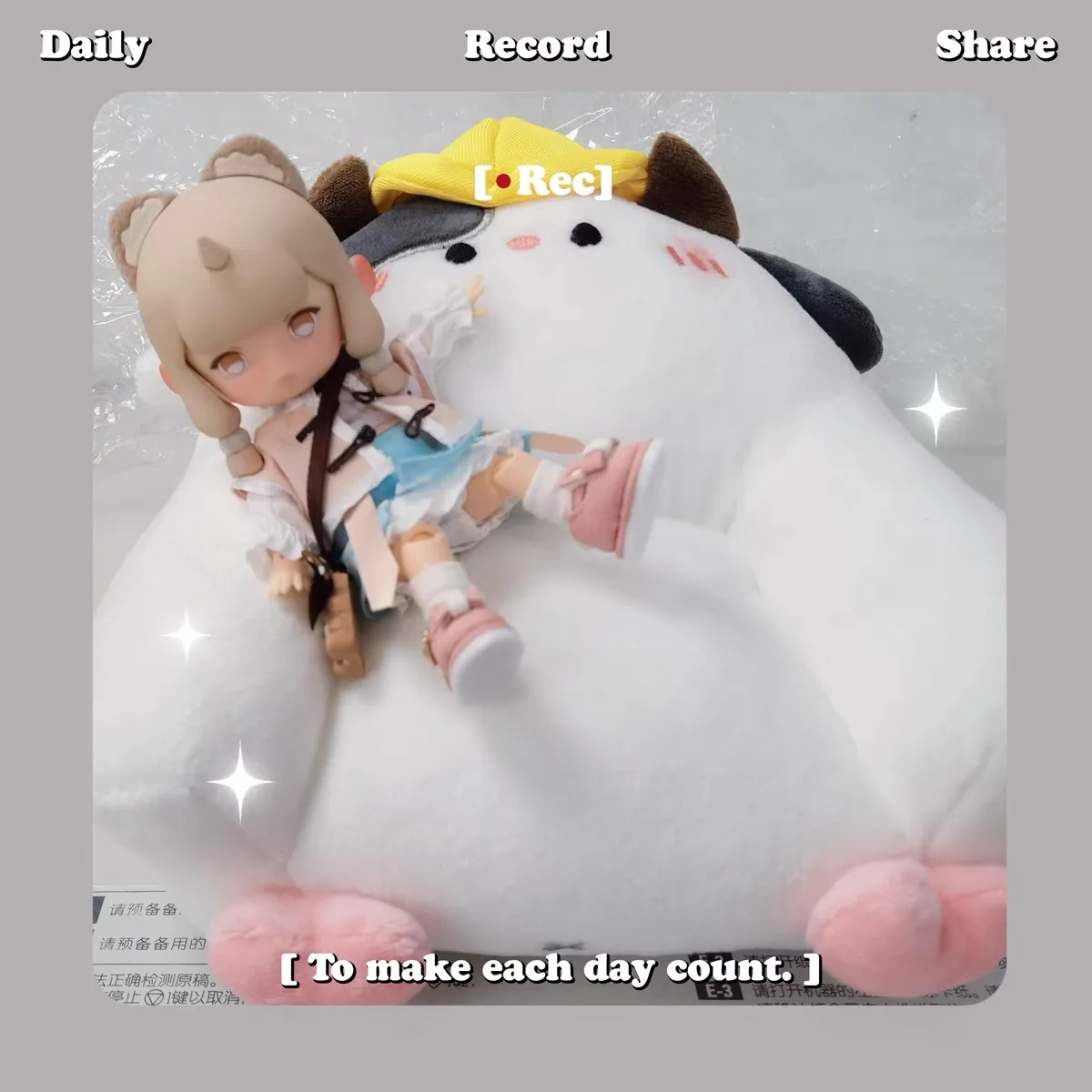 「Dollection」BJD Single Bean Bag Sofa #Duck - Image 9