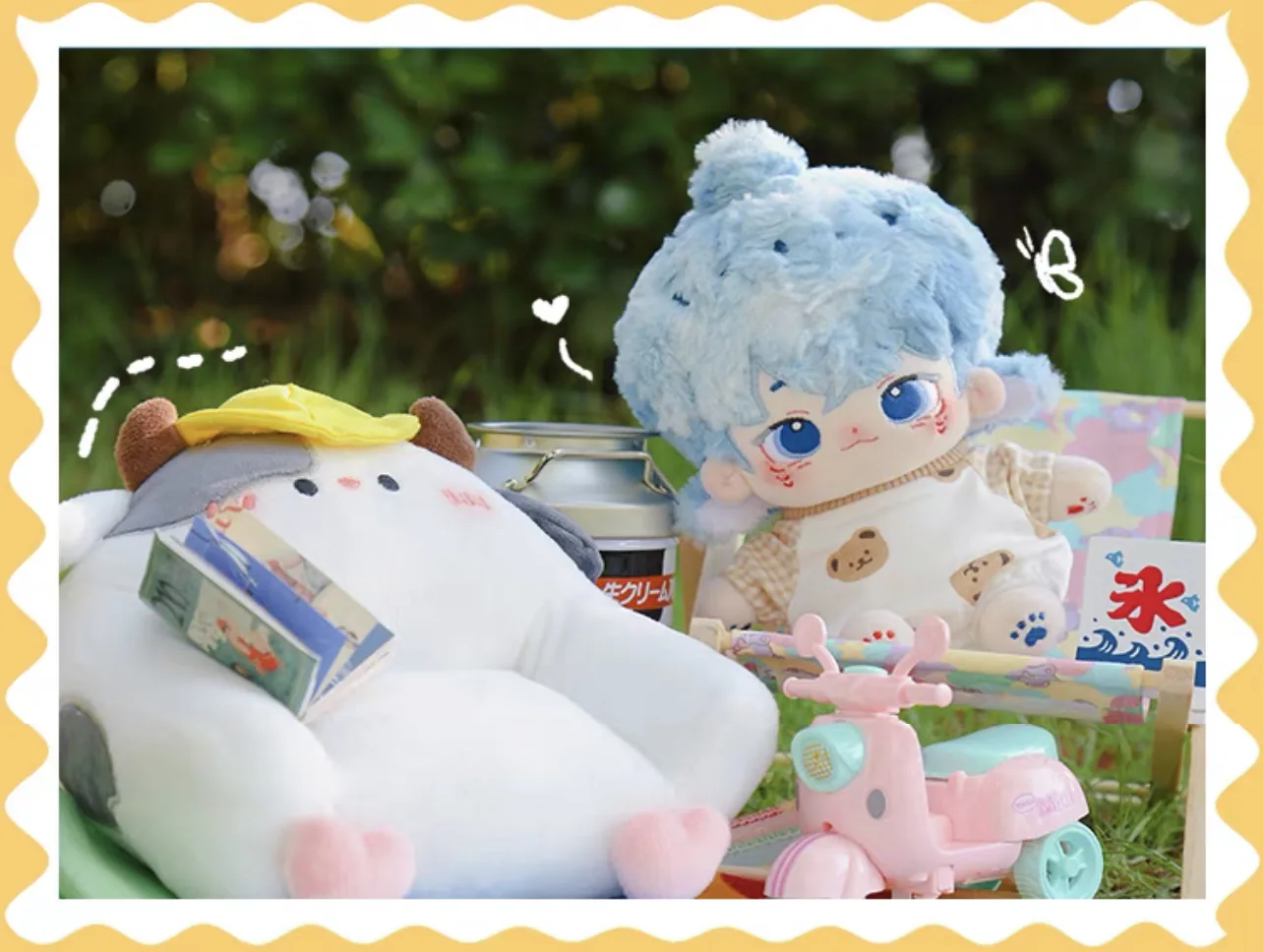 「Dollection」BJD Single Bean Bag Sofa #Moomoo - Image 2