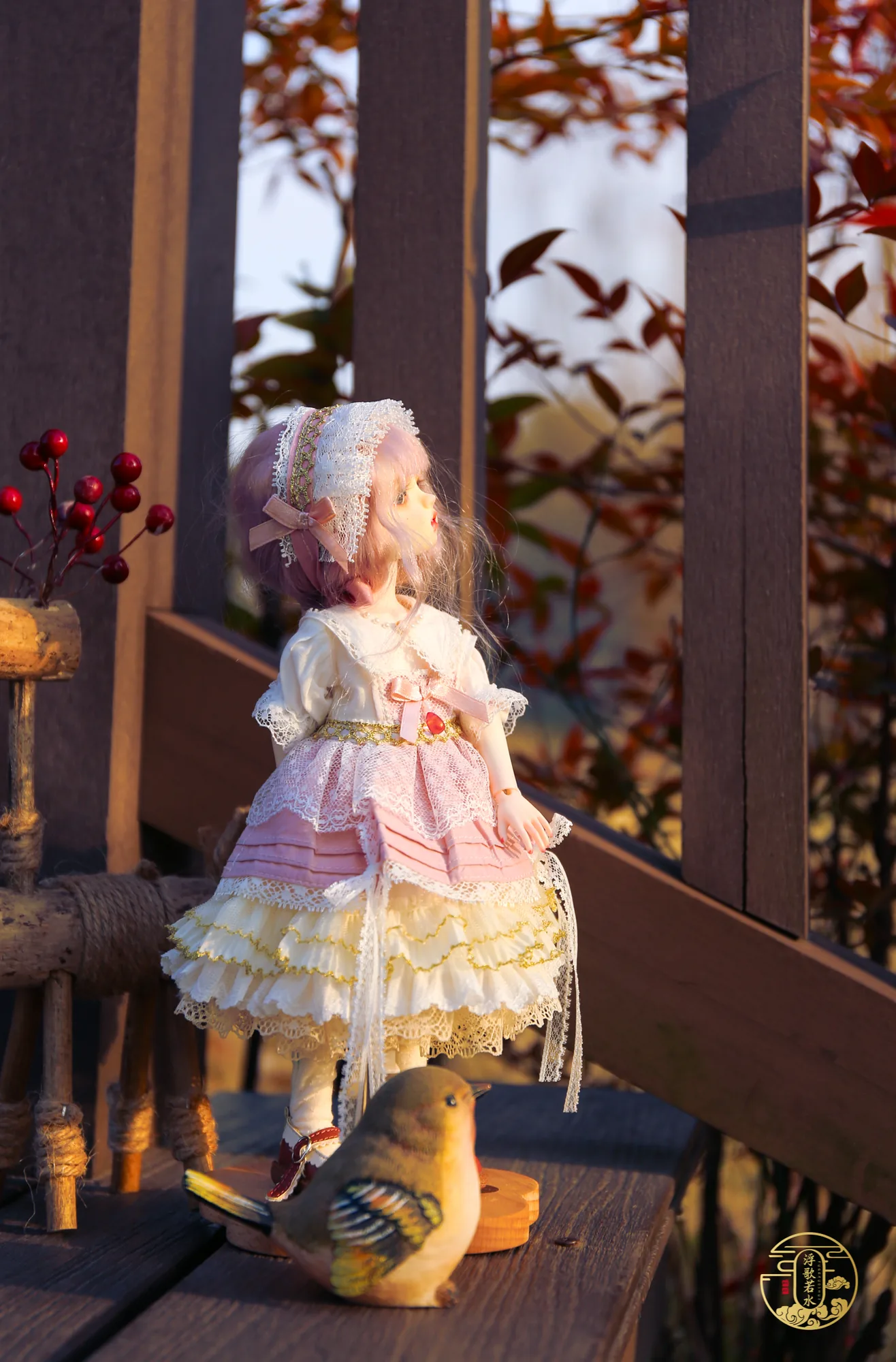 「Dollection」Peach Tea Party Outfit Only (YOSD / 1/6)