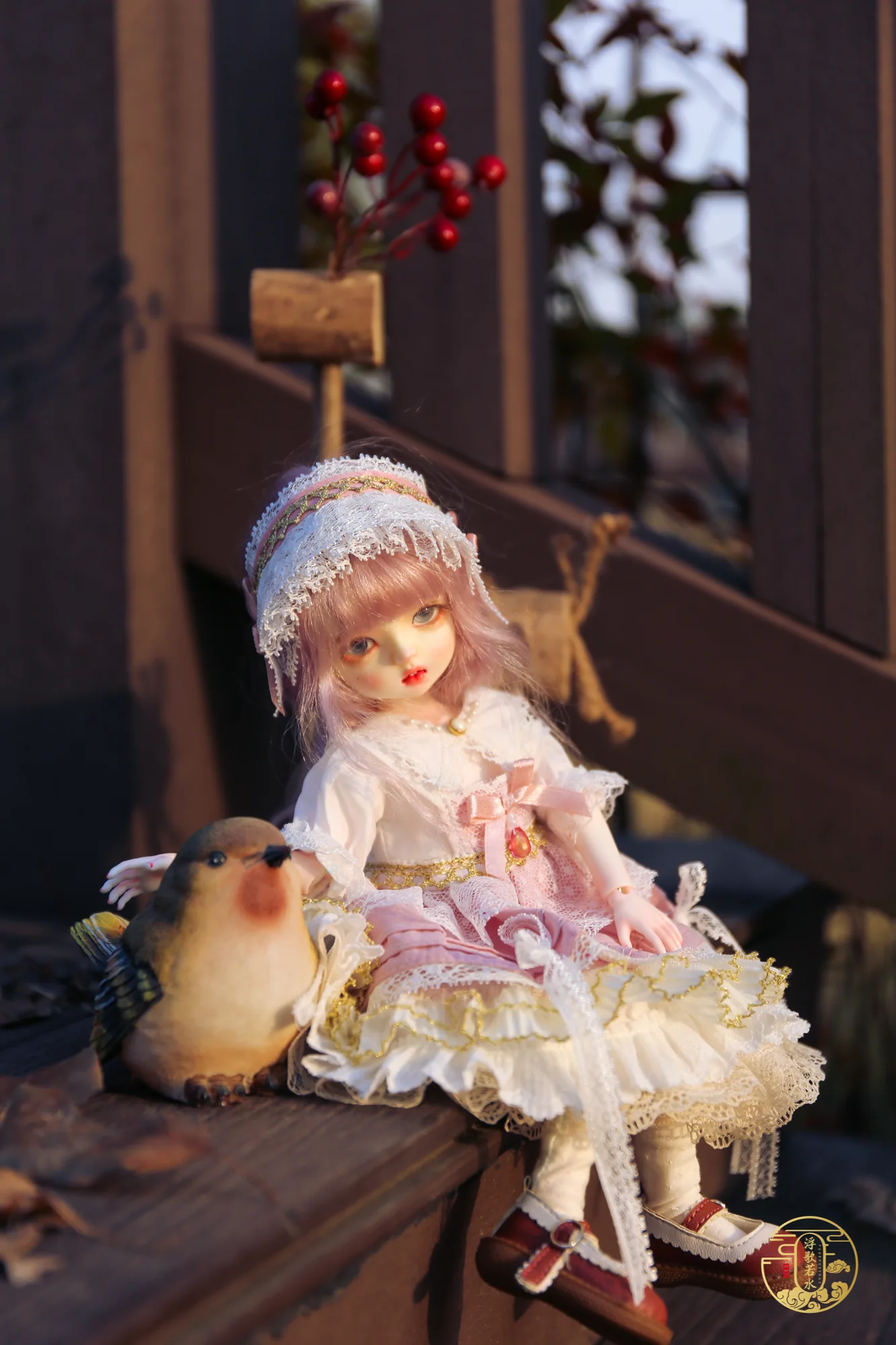 「Dollection」Peach Tea Party Outfit Only (YOSD / 1/6) - Image 2