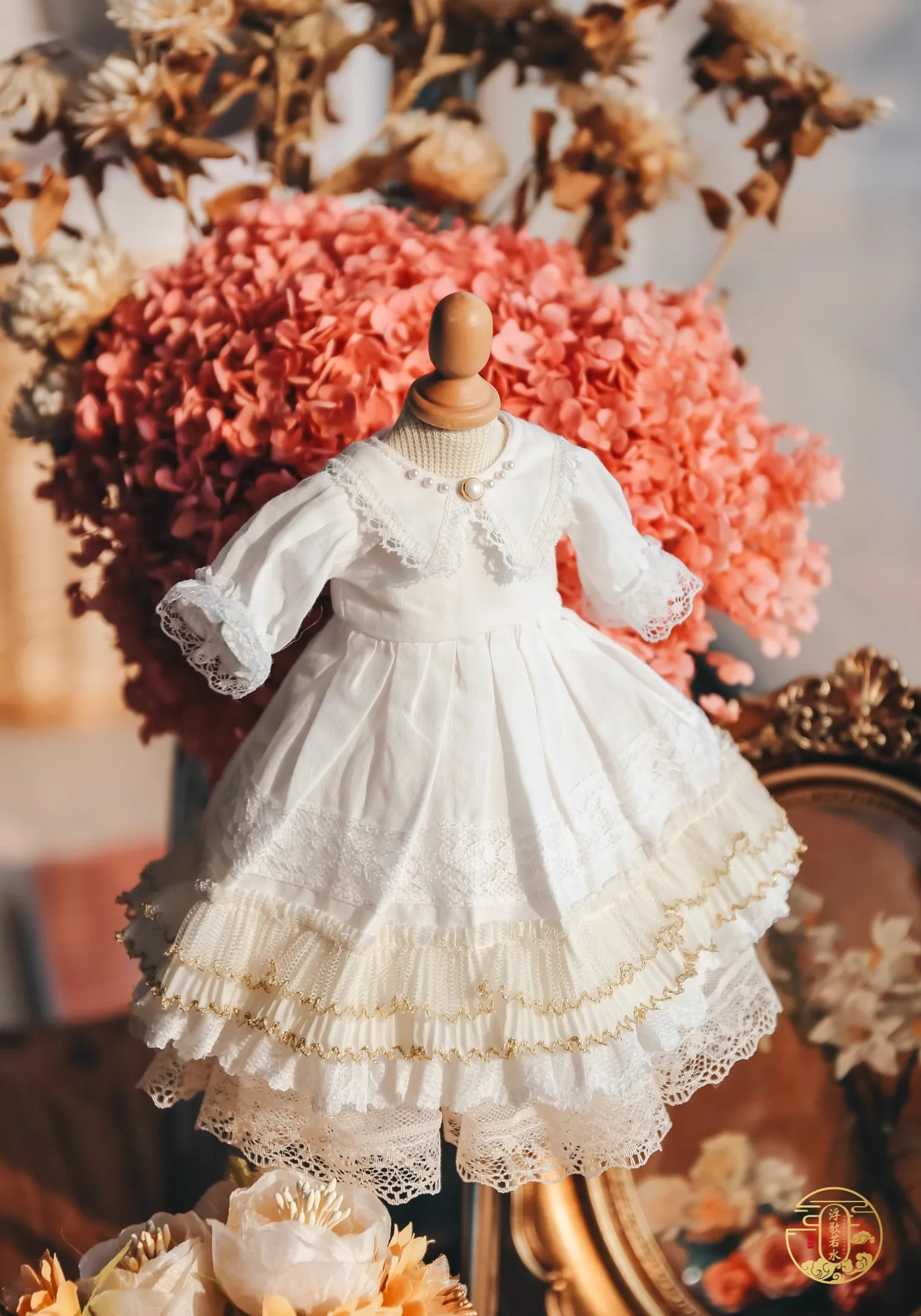 「Dollection」Peach Tea Party Outfit Only (YOSD / 1/6) - Image 5
