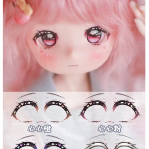 「Dollection」Water Base Transfer Face-Up Sticker #HeartySugar
