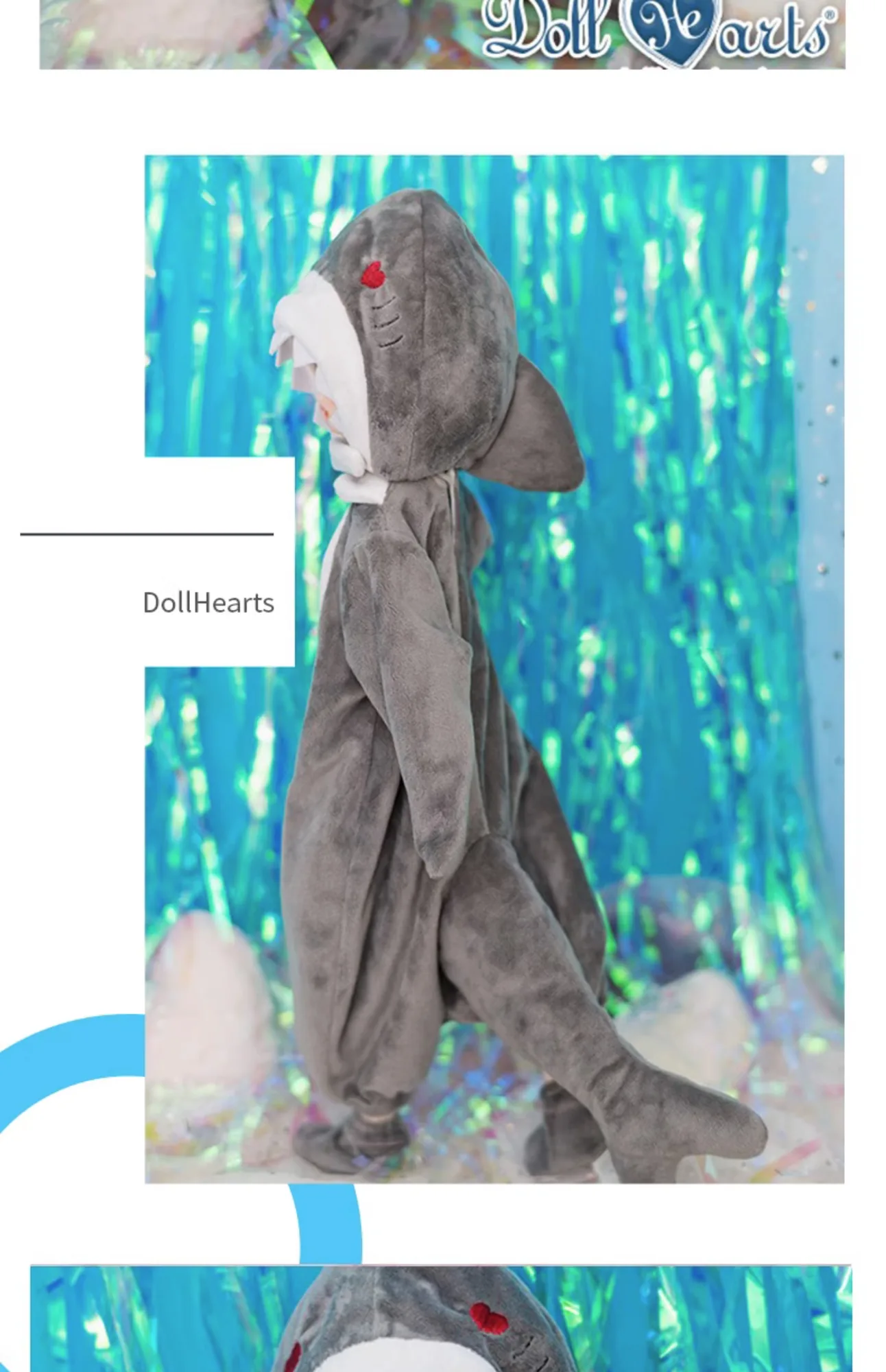 「DollHearts」Baby Shark (MSD/MDD l 1/4) BJD Outfit Onl - Image 4