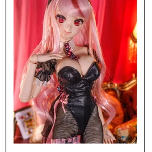 「DollHearts」Casino Rabbit Black (SDGR/DD l 1/3) BJD Outfit Only