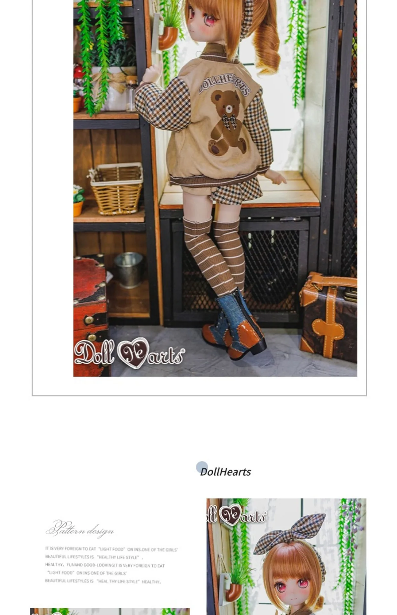 「DollHearts」Energy Bear (MSD/MDD l 1/4) BJD Outfit Onl - Image 4