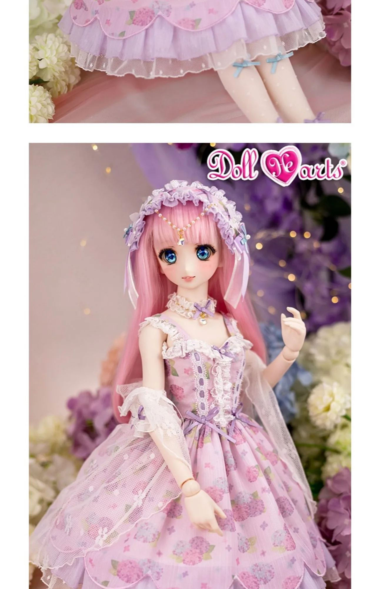 「DollHearts」Hydrangea Story (SDGR/DD l 1/3) BJD Outfit Only - Image 2