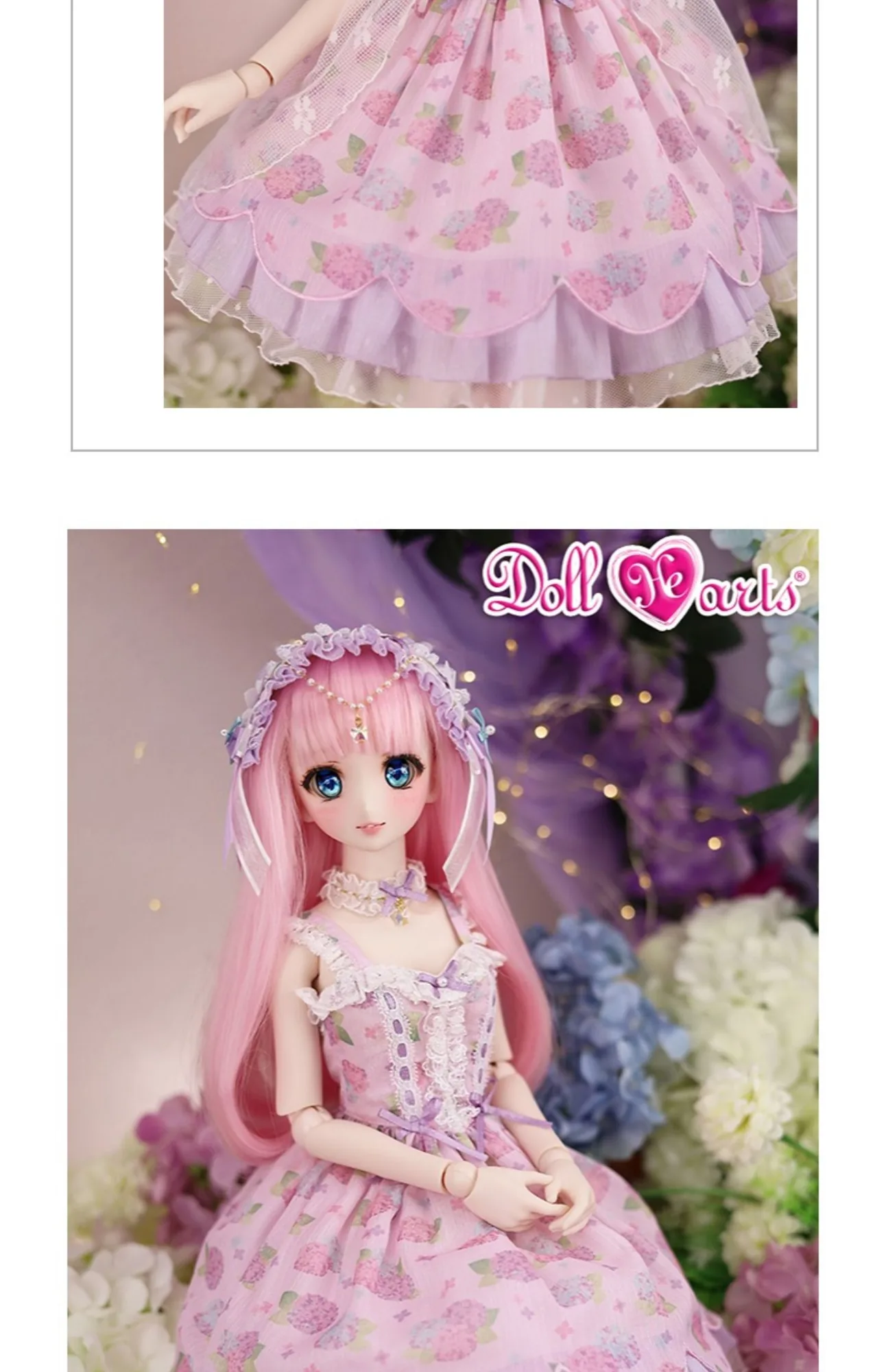 「DollHearts」Hydrangea Story (SDGR/DD l 1/3) BJD Outfit Only - Image 3