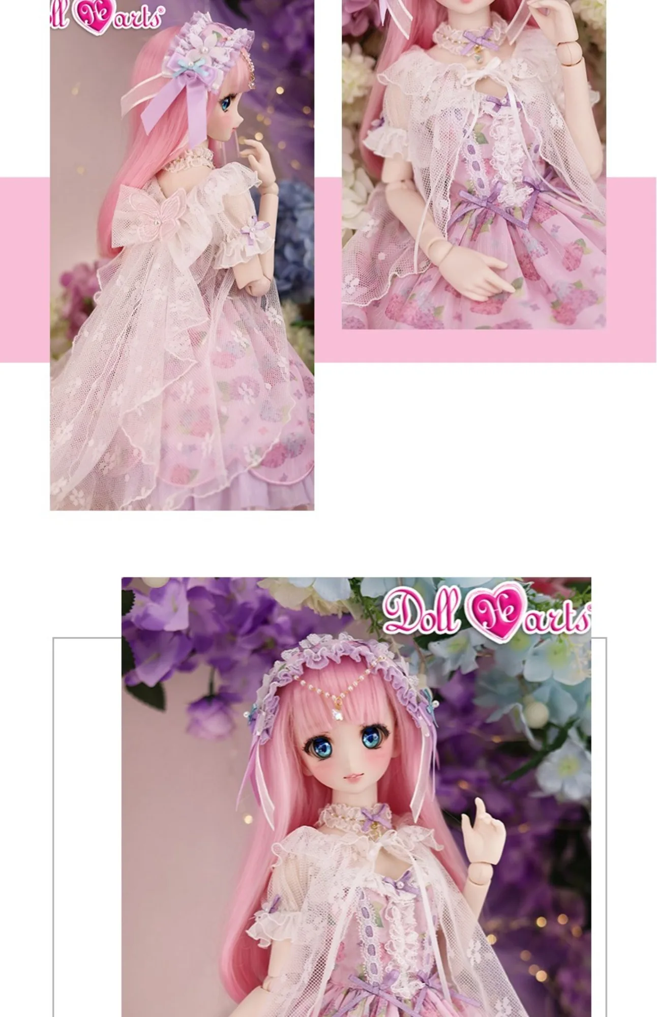 「DollHearts」Hydrangea Story (SDGR/DD l 1/3) BJD Outfit Only - Image 4