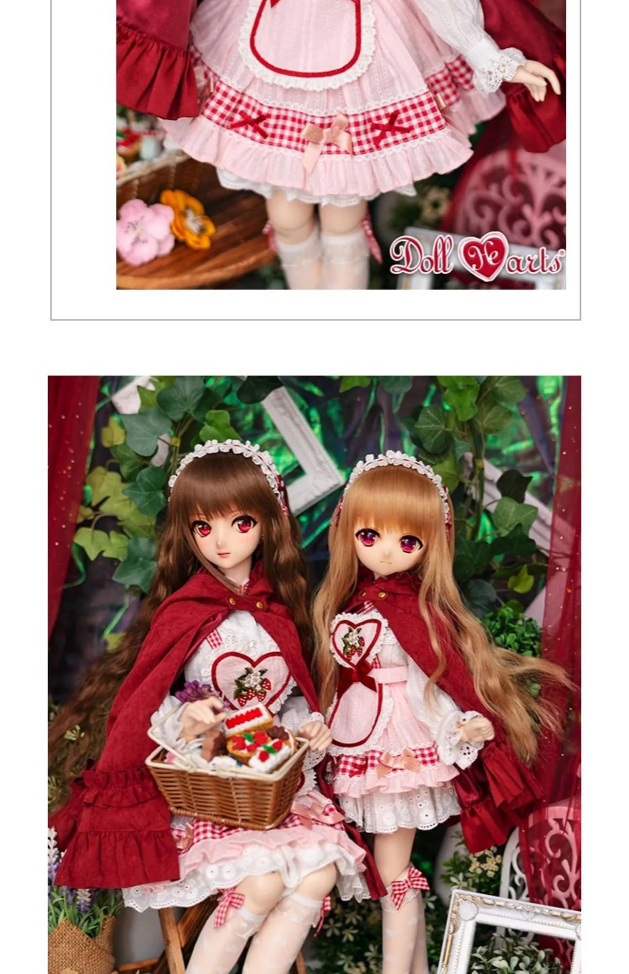 「DollHearts」Lil Red Ridding Hood 2 (MSD/MDD l 1/4) BJD Outfit Onl - Image 9