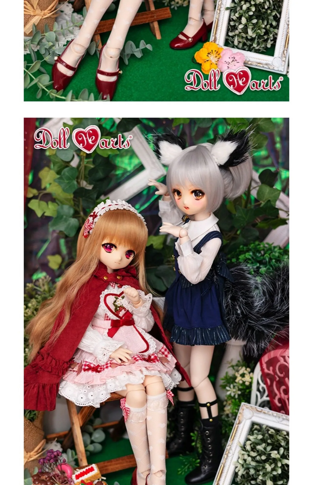 「DollHearts」Lil Red Ridding Hood 2 (MSD/MDD l 1/4) BJD Outfit Onl - Image 3