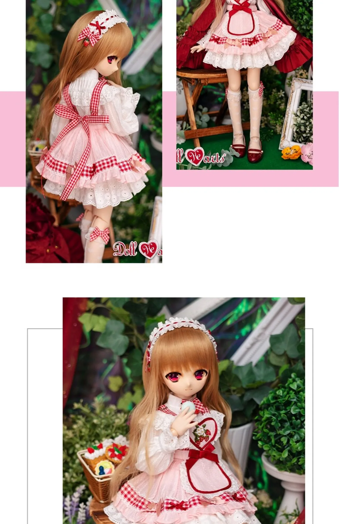 「DollHearts」Lil Red Ridding Hood 2 (MSD/MDD l 1/4) BJD Outfit Onl - Image 5