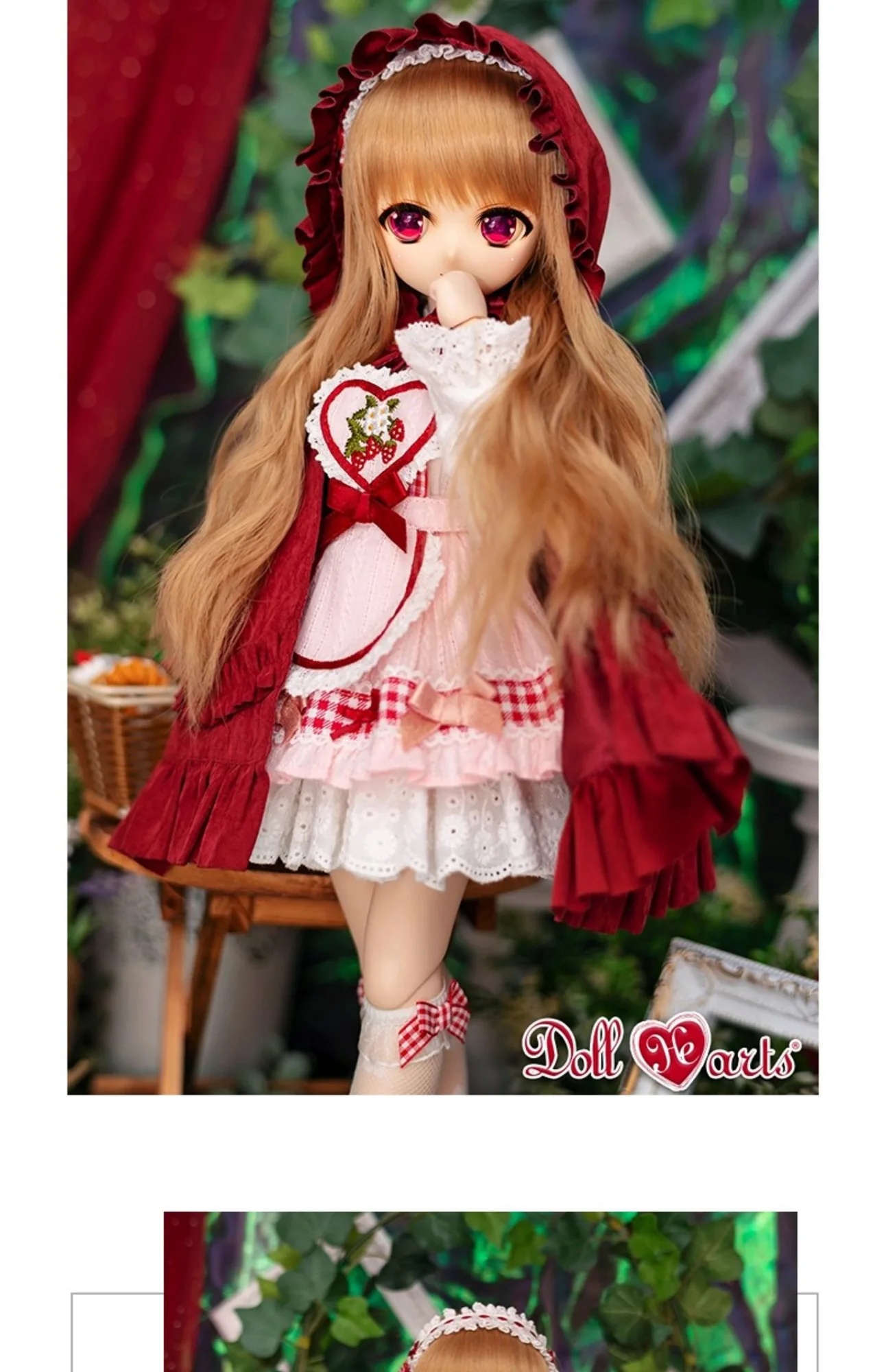 「DollHearts」Lil Red Ridding Hood 2 (MSD/MDD l 1/4) BJD Outfit Onl - Image 7