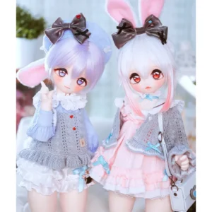 「DollHearts」Milk Bunny Candy (MSD/MDD l 1/4) BJD Outfit Onl