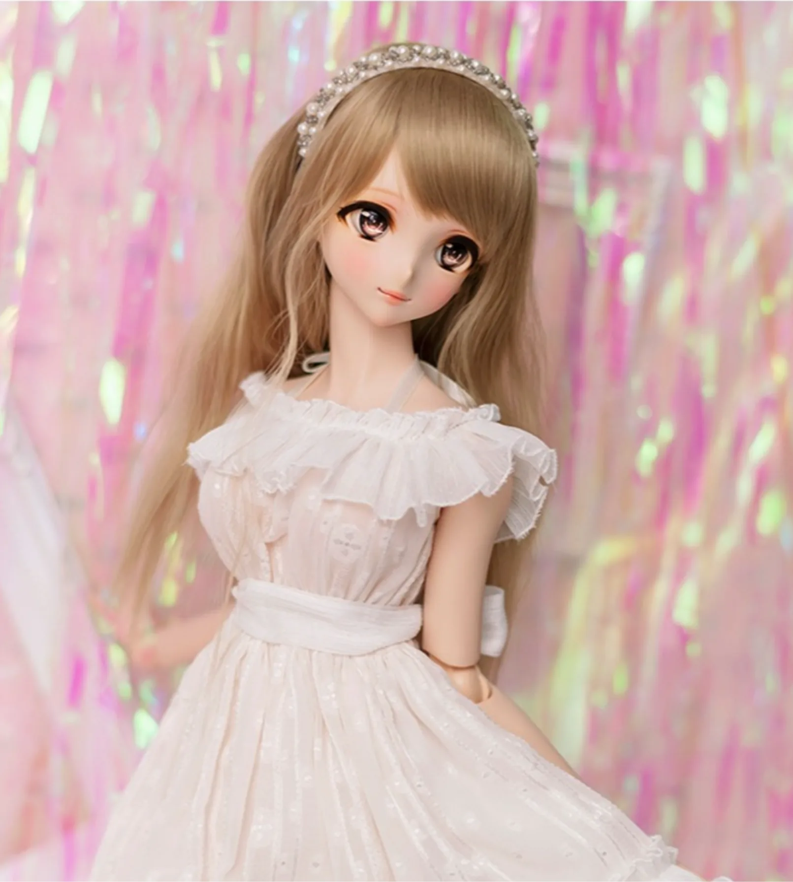 「DollHearts」Off Shoulder Dress (SDGR/DD l 1/3) BJD Outfit Only