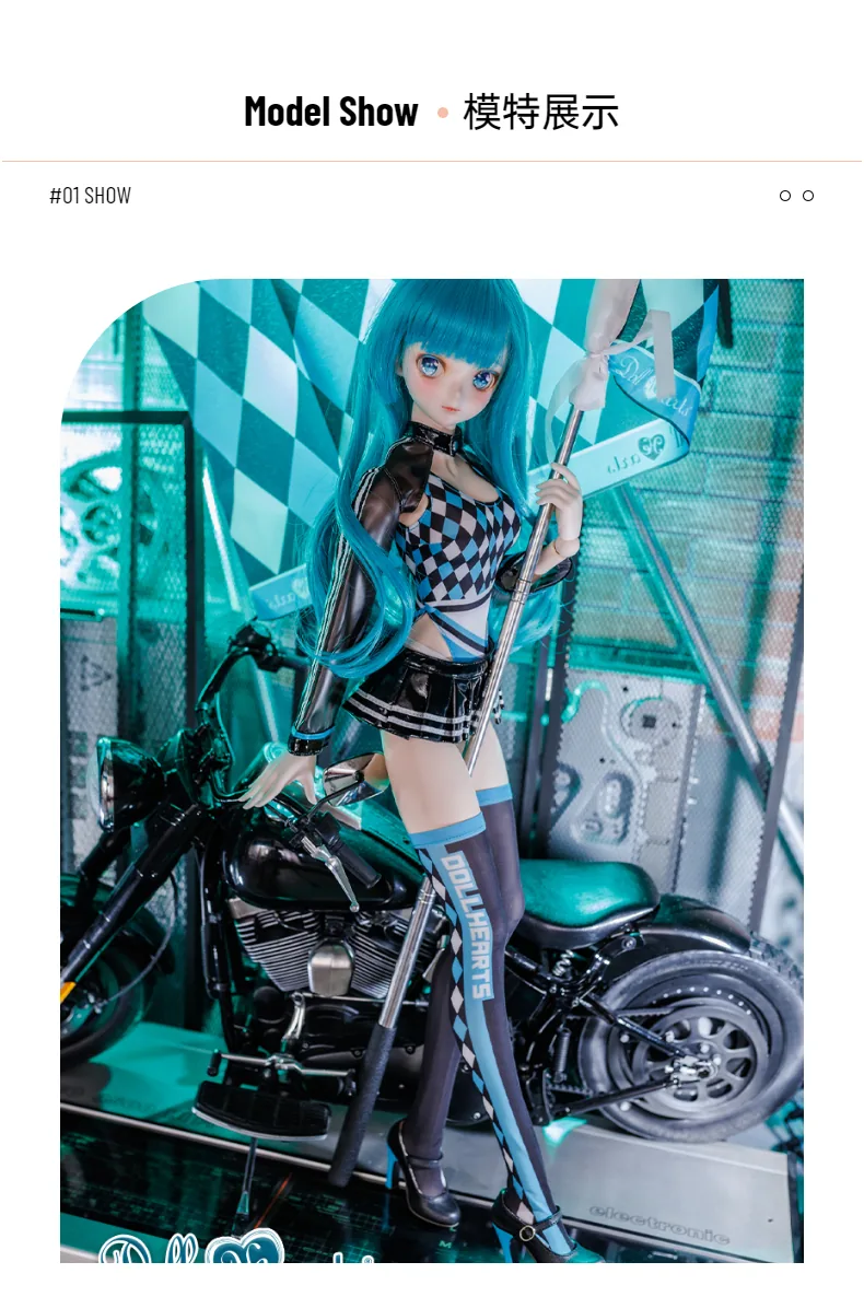 「DollHearts」Racing Set (SDGR/DD l 1/3) BJD Outfit Only - Image 3
