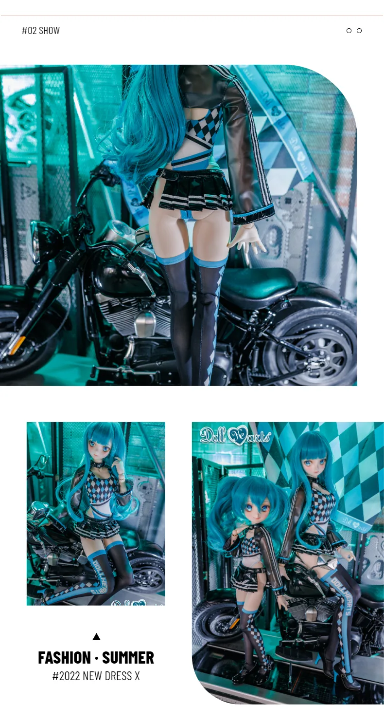 「DollHearts」Racing Set (SDGR/DD l 1/3) BJD Outfit Only - Image 4