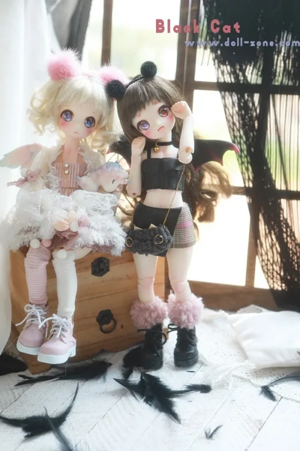「Dollzone」Black Cat Wings Ver.. BJD Doll (1/6) - Image 11