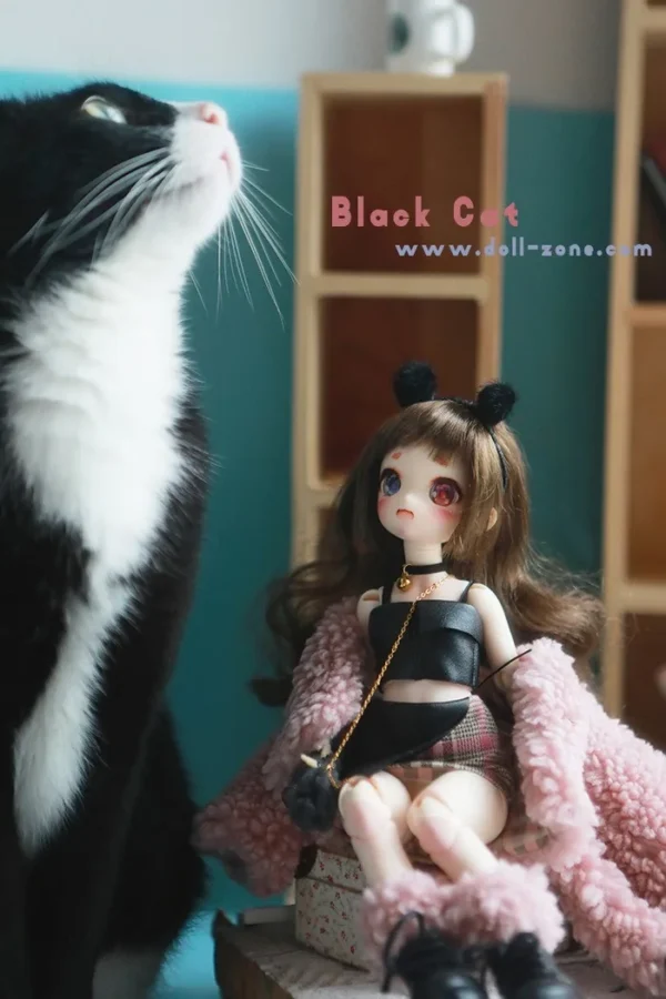 「Dollzone」Black Cat Wings Ver.. BJD Doll (1/6) - Image 6