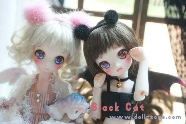 「Dollzone」Black Cat Wings Ver.. BJD Doll (1/6) - Image 9