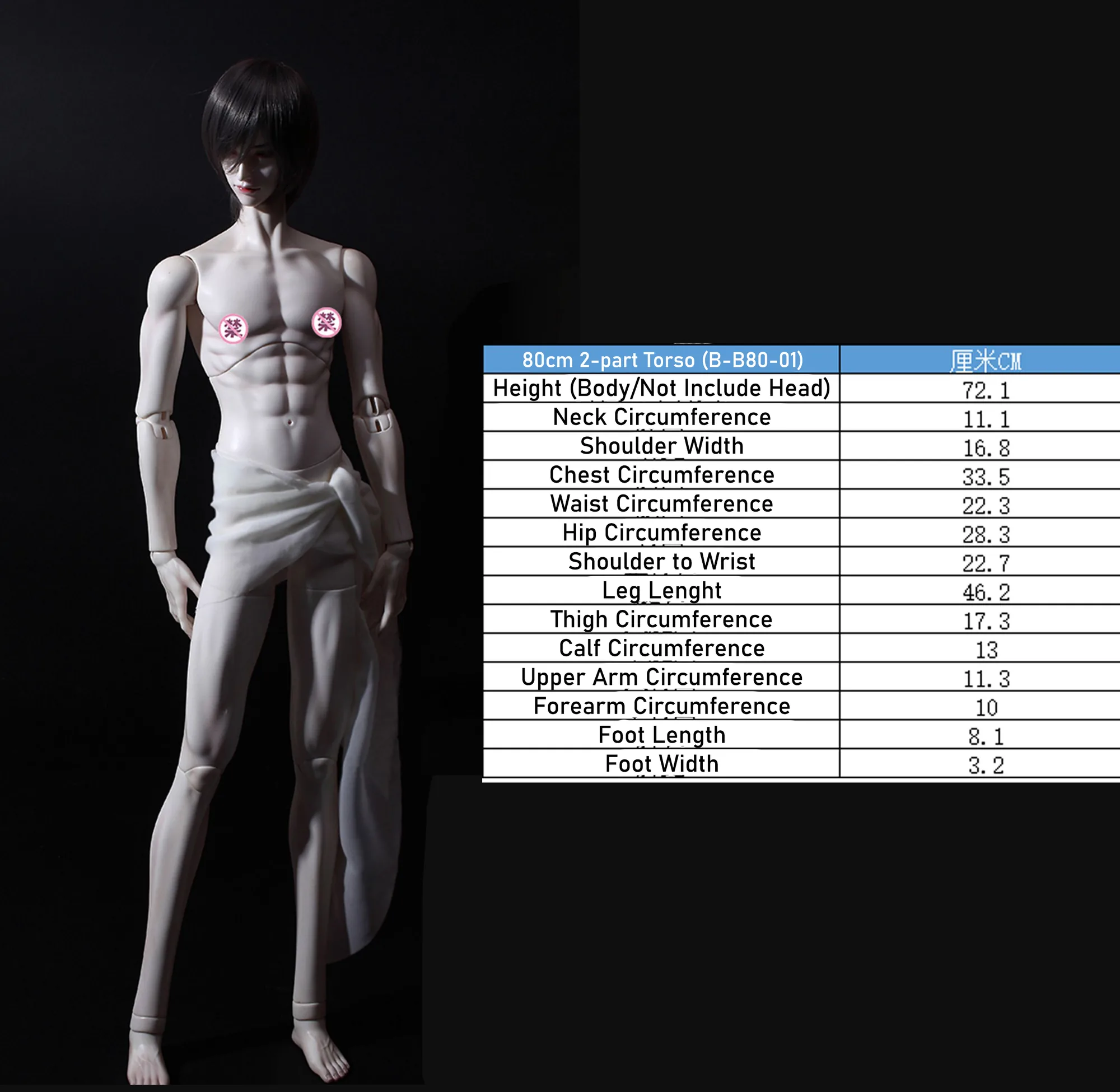 「LoongSoul」Body Comparison (Measurement) / Only Body (1/6, 1/4, 1/3) - Image 3