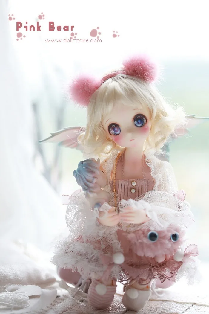 「Dollzone」Pink Bear Wings Ver. BJD Doll (1/6) - Image 11