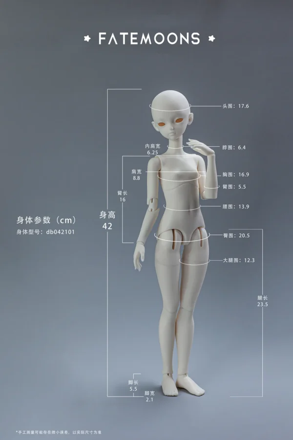「Fatemoons」1/4 Girl Body (DB042101) - Image 2