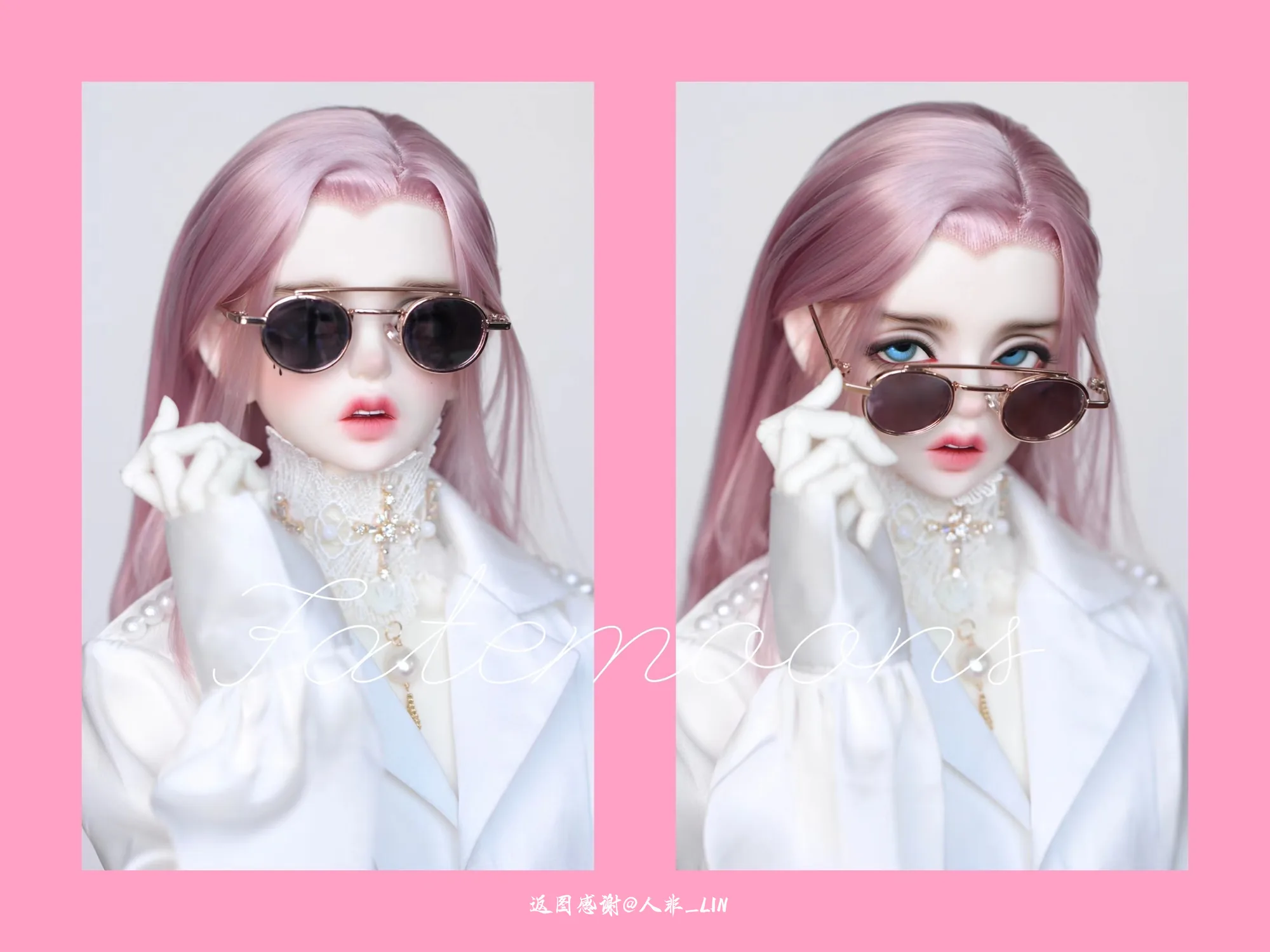 「Fatemoons」BJD Polarized Aviator Sunglasses - Image 4