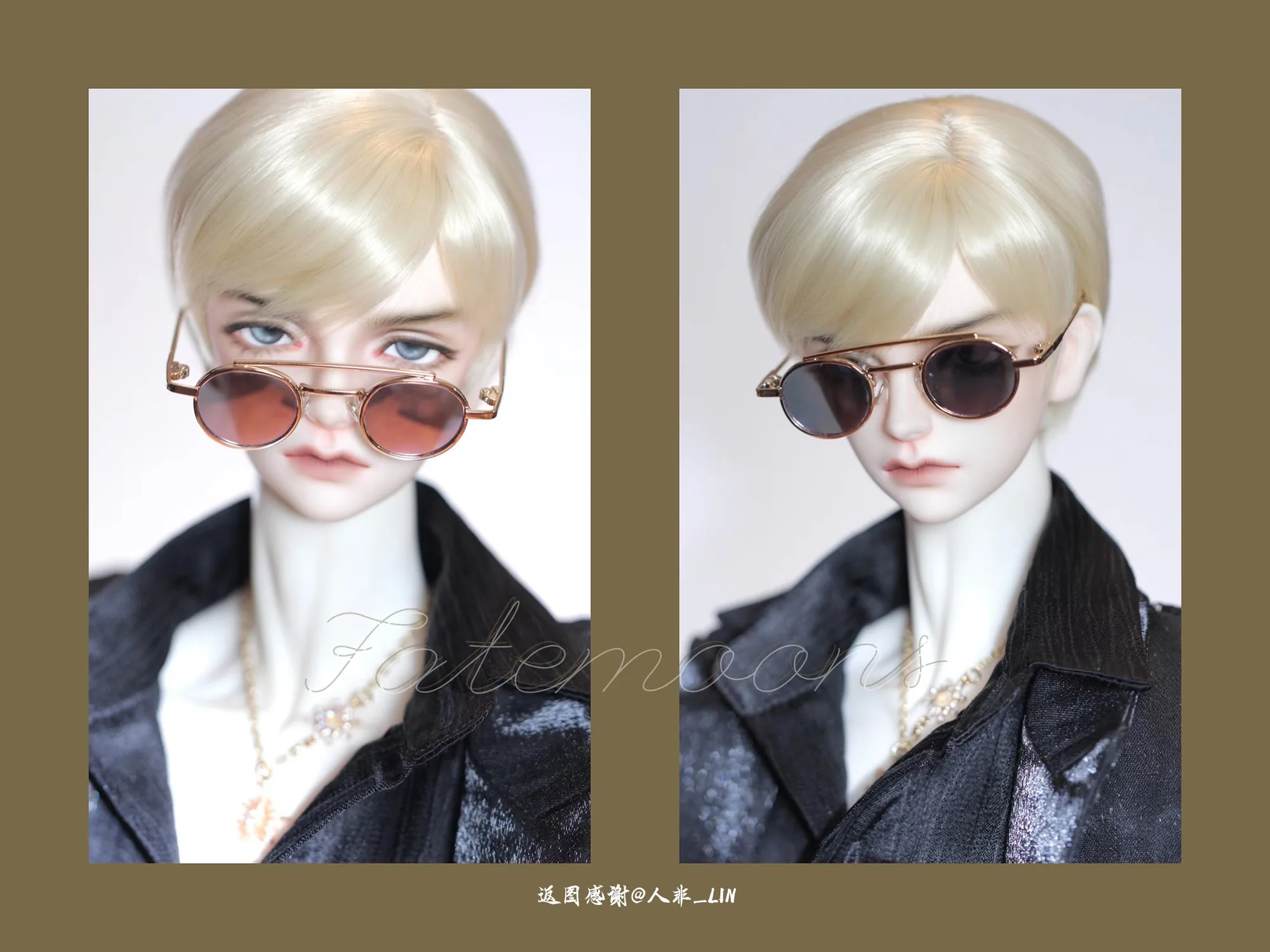 「Fatemoons」BJD Polarized Aviator Sunglasses - Image 6